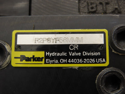 Parker D1VW9CNYCF56 Directional Solenoid Valve Tri-Pressure Relief R2P8YF56MMM