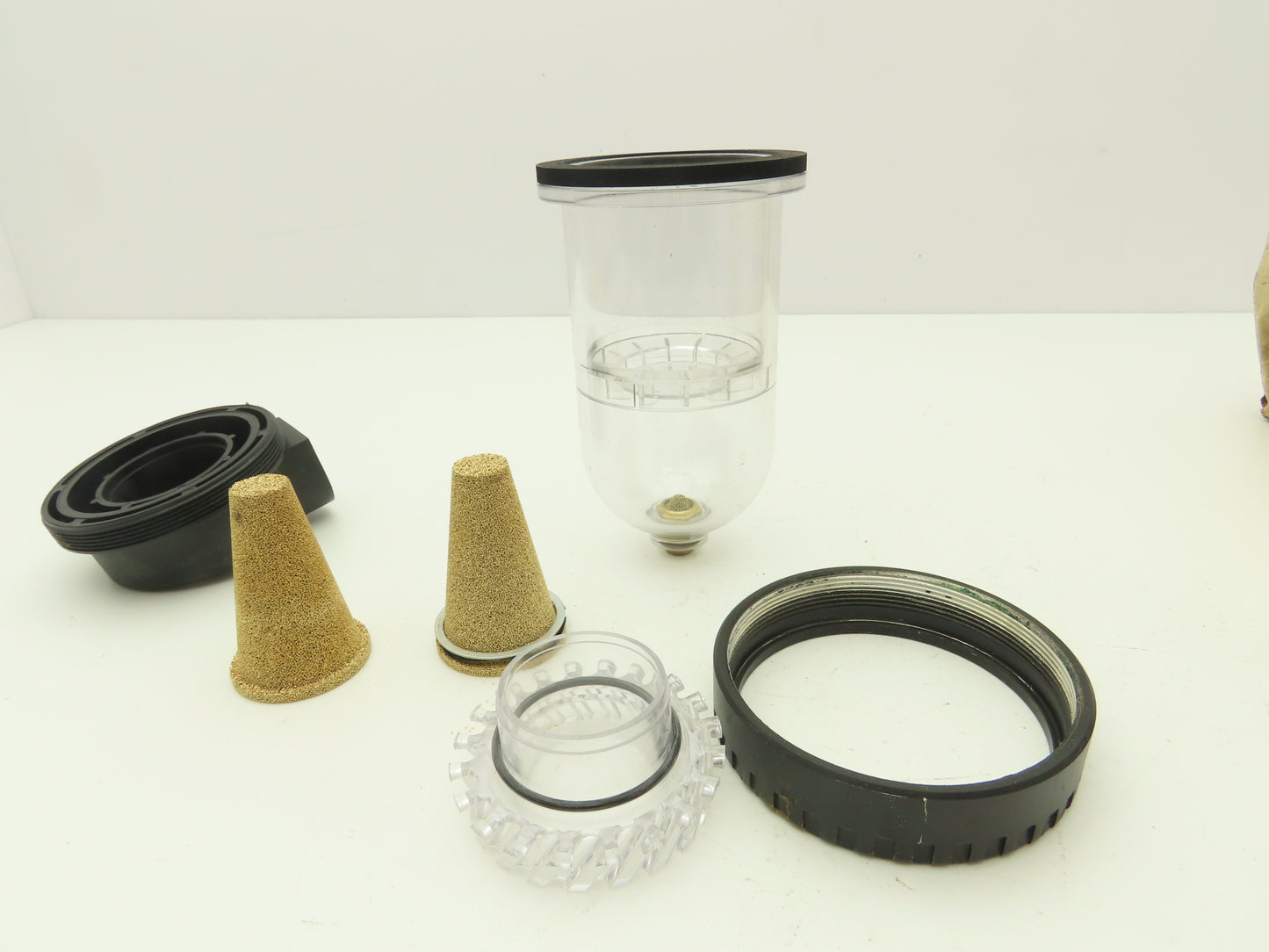 Master Pneumatic MRS100-8 Silencer Reclassifier Filter 1" NPT W/Drain Lot of 2