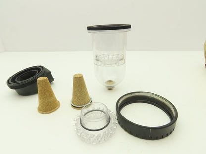 Master Pneumatic MRS100-8 Silencer Reclassifier Filter 1" NPT W/Drain Lot of 2