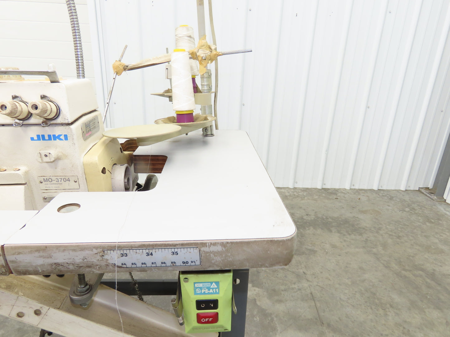 Juki MO-3704 Super Hi Speed 1 Needle Overlock Industrial Sewing Machine 220v 3ph