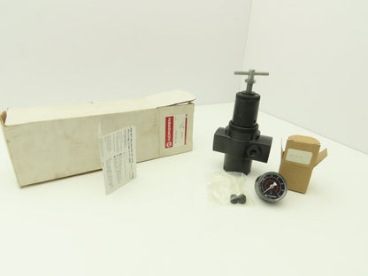 Norgren R17-801-RGLA Pneumatic Regulator w/Gauge 1" NPT 300PSI Max T-Bar Adjust