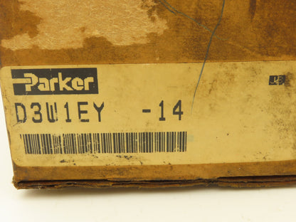 Parker D3W1EY-14 Hydraulic Directional Control Valve 110/120V 50/60Hz 3000 PSI
