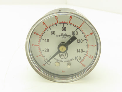 Norgren R17-601-RGLA Pneumatic Regulator W/Gauge 3/4"NPT 300PSI Max 125PSI Out