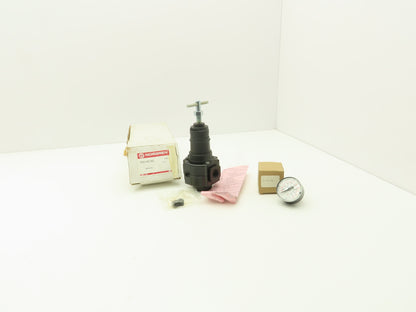 Norgren R74G-4AT-RMG Pneumatic Regulator T-Bar Adjust 300PSI 1/2"NPT W/Gauge