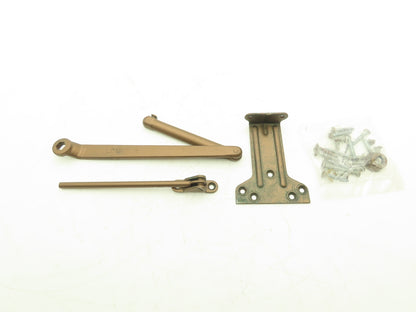 1044 Niftee Automatic Door Closer w/Cover Adjustable Arm Commercial Grade Bronze