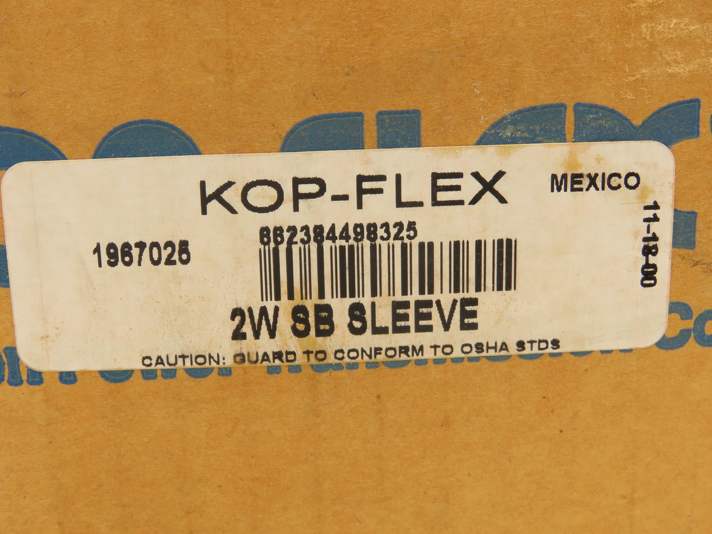 Kop-Flex 2WSB Gear Coupling Sleeve Flanged Size 2 Bolt Circle 5.8125" OD-7"
