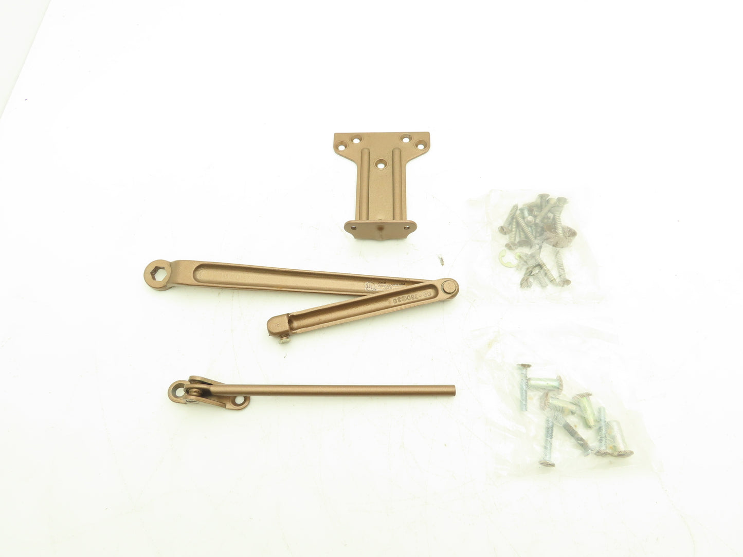 1044 Niftee Automatic Door Closer w/Cover Adjustable Arm Commercial Grade Bronze
