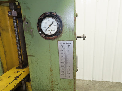 Denison Multipress Electric Over Hydraulic Press 8 Ton 12" Stroke 230V