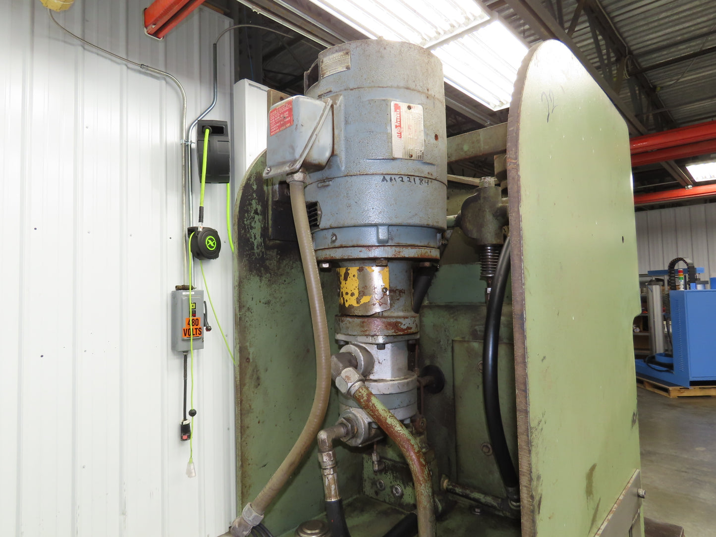 Denison Multipress Electric Over Hydraulic Press 8 Ton 12" Stroke 230V