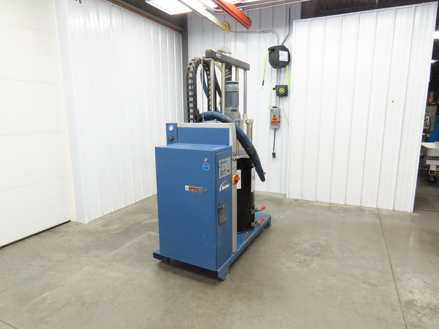 Nordson DD200 Piston Pump Bulk Melter 55 Gallon Drum Hot Melt 480V Parts Only