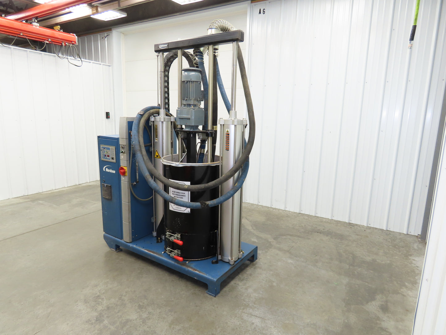 Nordson DD200 Piston Pump Bulk Melter 55 Gallon Drum Hot Melt 480V Parts Only