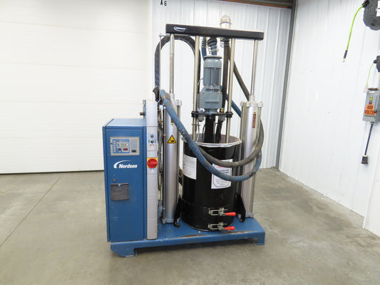 Nordson DD200 Piston Pump Bulk Melter 55 Gallon Drum Hot Melt 480V Parts Only