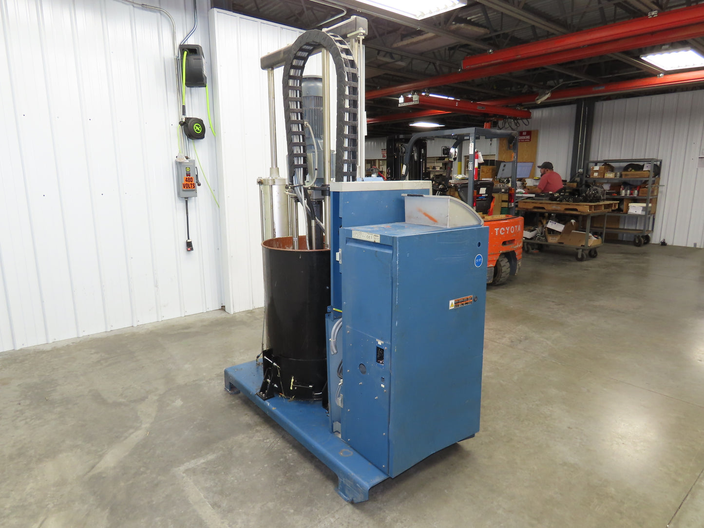 Nordson VD200 Piston Pump Bulk Melter 55 Gallon Drum Hot Melt 480V Parts Only