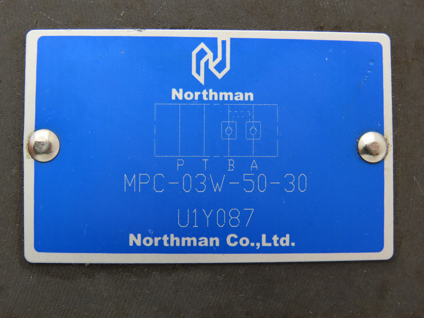 Northman MPC-03W-50-30 Hydraulic Modular Pilot Check Valve
