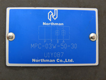Northman MPC-03W-50-30 Hydraulic Modular Pilot Check Valve