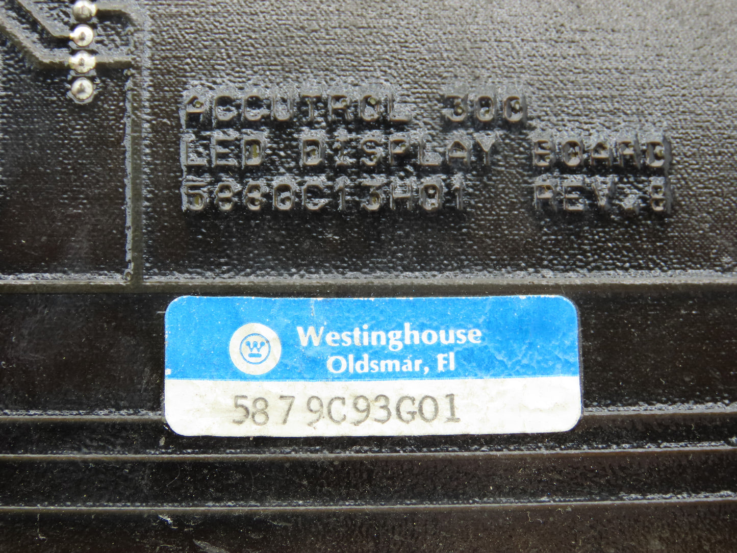 Westinghouse 5880C13H01 Accutrol 300 LED Display Board Lot of 2