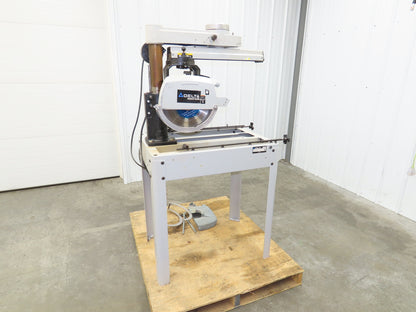 Delta Radial Arm Saw 12" Blade 13" Travel 2 HP 230/460V 3 Ph