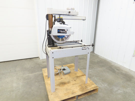 Delta Radial Arm Saw 12" Blade 13" Travel 2 HP 230/460V 3 Ph