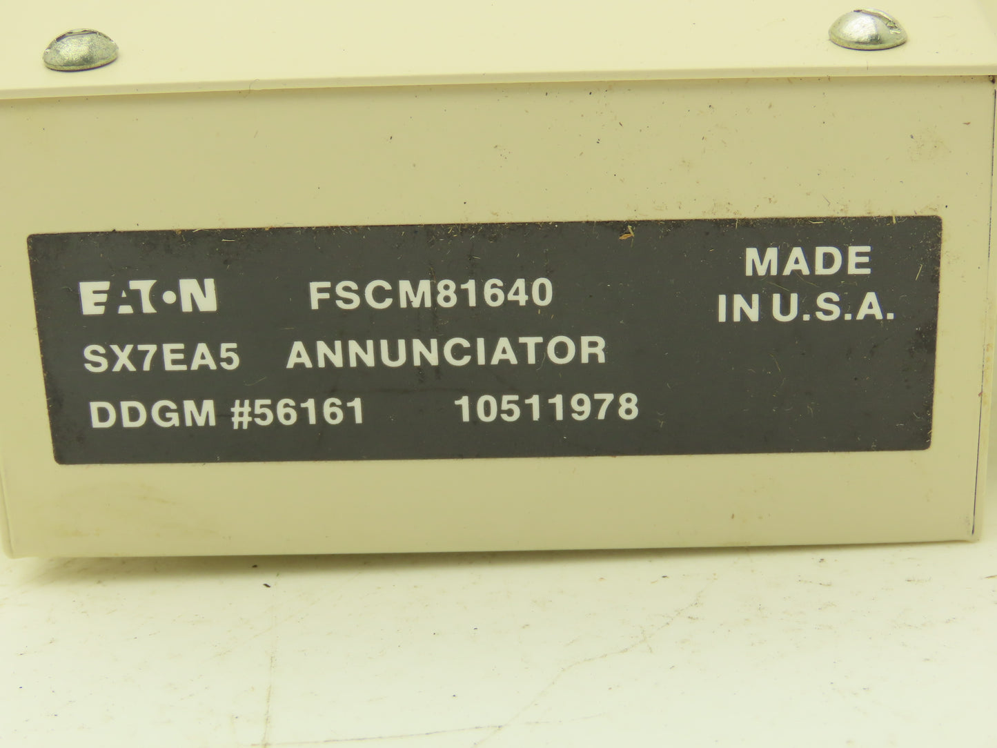 Eaton FSCM81640 Annunciator Pannel Display W/Alarm Aerospace