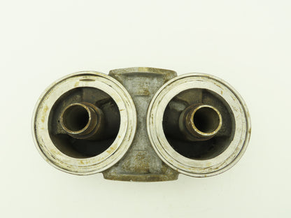 Vickers H0221D3JN1B1R05 Dual Hydraulic Spin-On Filter Head 1-1/2"SAE