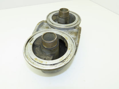 Vickers H0221D3JN1B1R05 Dual Hydraulic Spin-On Filter Head 1-1/2"SAE