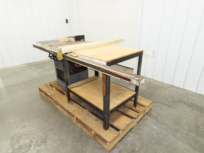 Delta 34-761 Unisaw Table Saw 10" Tilting Arbor 3Ph 3 HP 240/480V 57" Fence