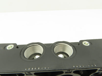 Parker PS4319AP Single Valve Subbase Aluminum Manifold 3/4"NPT ISO Size H4
