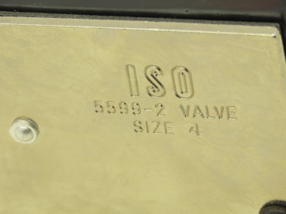 Parker PS4319AP Single Valve Subbase Aluminum Manifold 3/4"NPT ISO Size H4