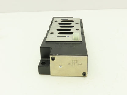 Parker PS4319AP Single Valve Subbase Aluminum Manifold 3/4"NPT ISO Size H4