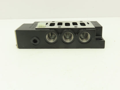 Parker PS4319AP Single Valve Subbase Aluminum Manifold 3/4"NPT ISO Size H4