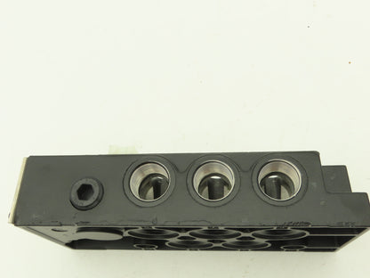 Parker PS4319AP Single Valve Subbase Aluminum Manifold 3/4"NPT ISO Size H4