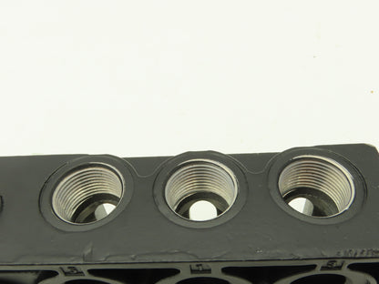 Parker PS4319AP Single Valve Subbase Aluminum Manifold 3/4"NPT ISO Size H4