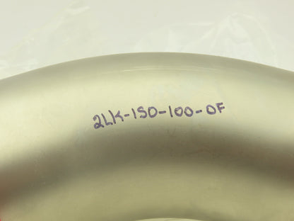 Pfeiffer 2KL-ISO-100-OF ISO-K 45 Radius Elbow Flanges W/Tangents 4" Tube 304 SS