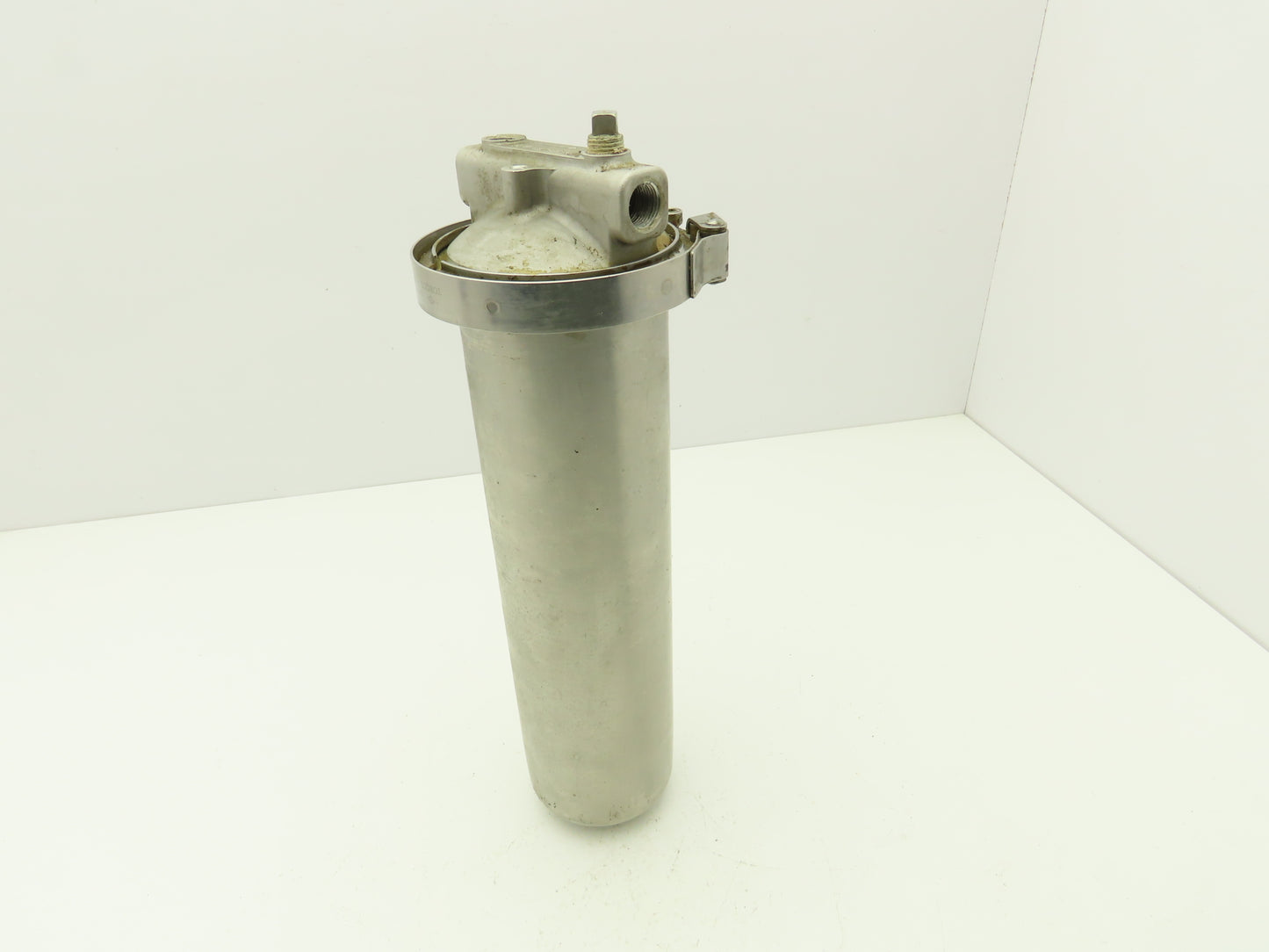 Millipore YMV15133K-110 Stainless Filter Housing 3"x 12"L M16x1.5 Ports