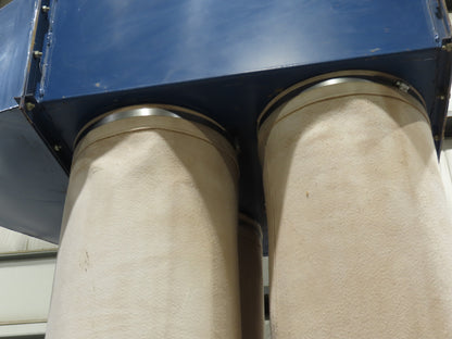 Donaldson Model 20 Torit Cyclone Dust Collector 4 Bag Filter 5 HP Wood Sawdust