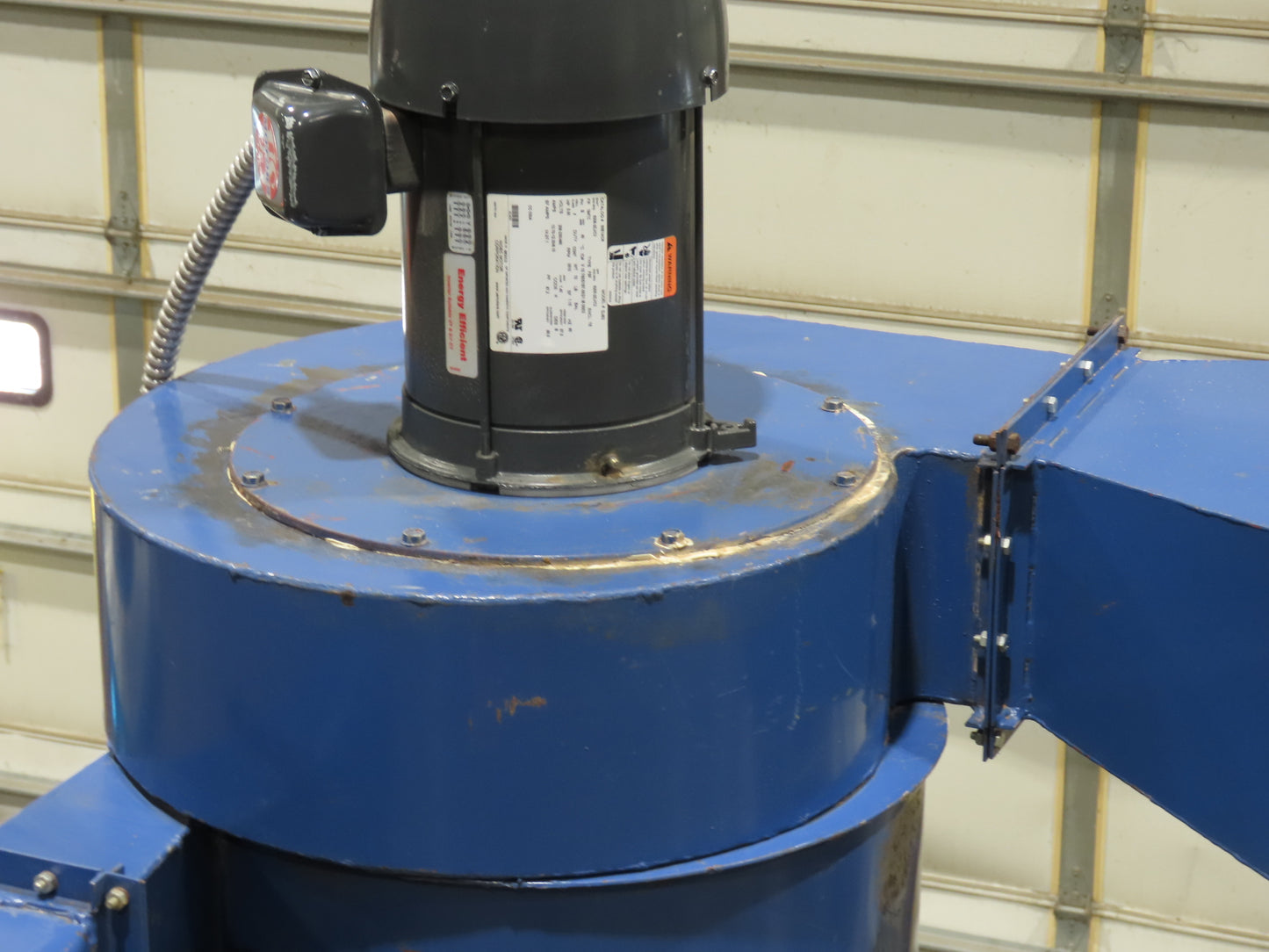 Donaldson Model 20 Torit Cyclone Dust Collector 4 Bag Filter 5 HP Wood Sawdust