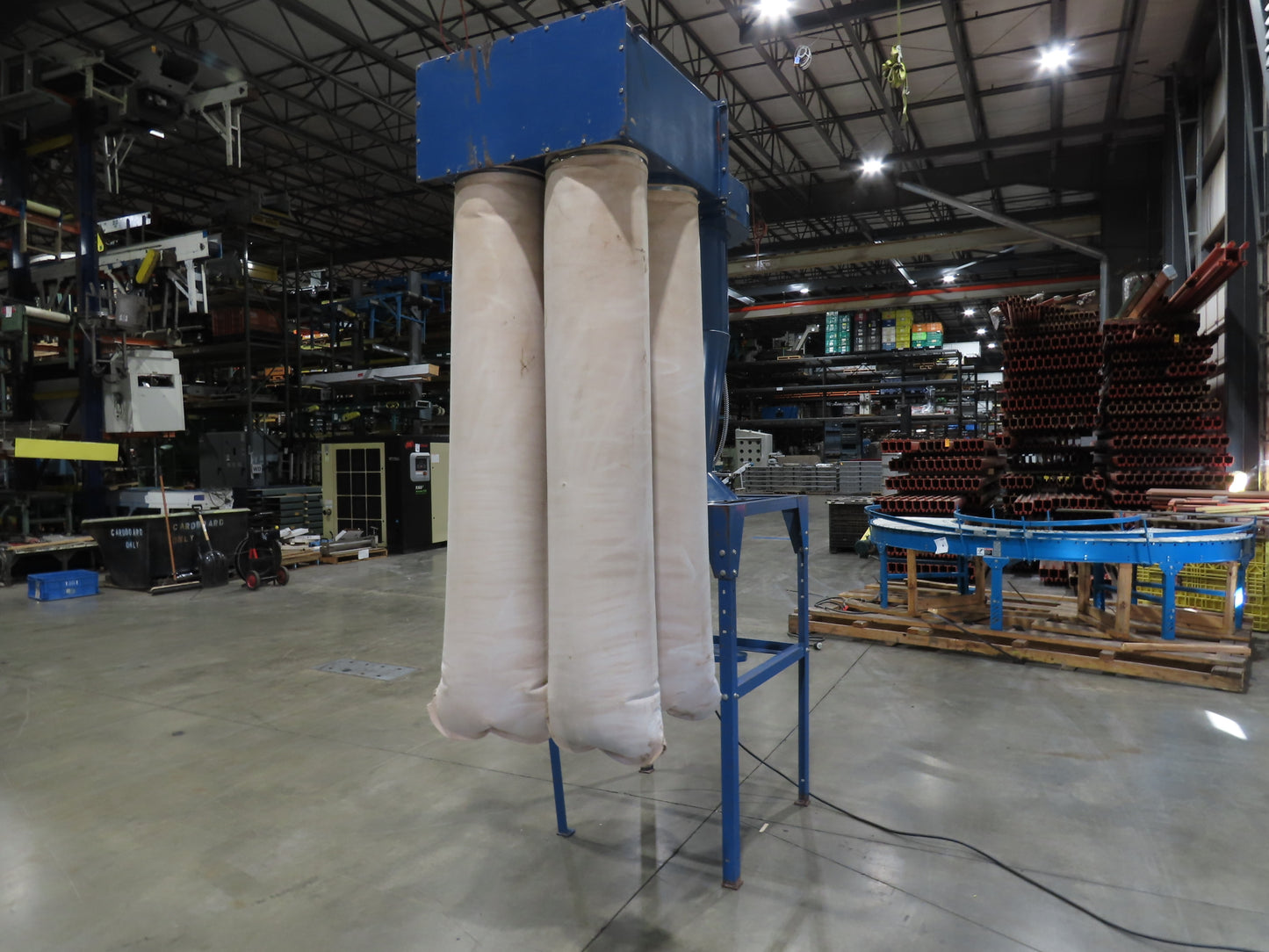 Donaldson Model 20 Torit Cyclone Dust Collector 4 Bag Filter 5 HP Wood Sawdust