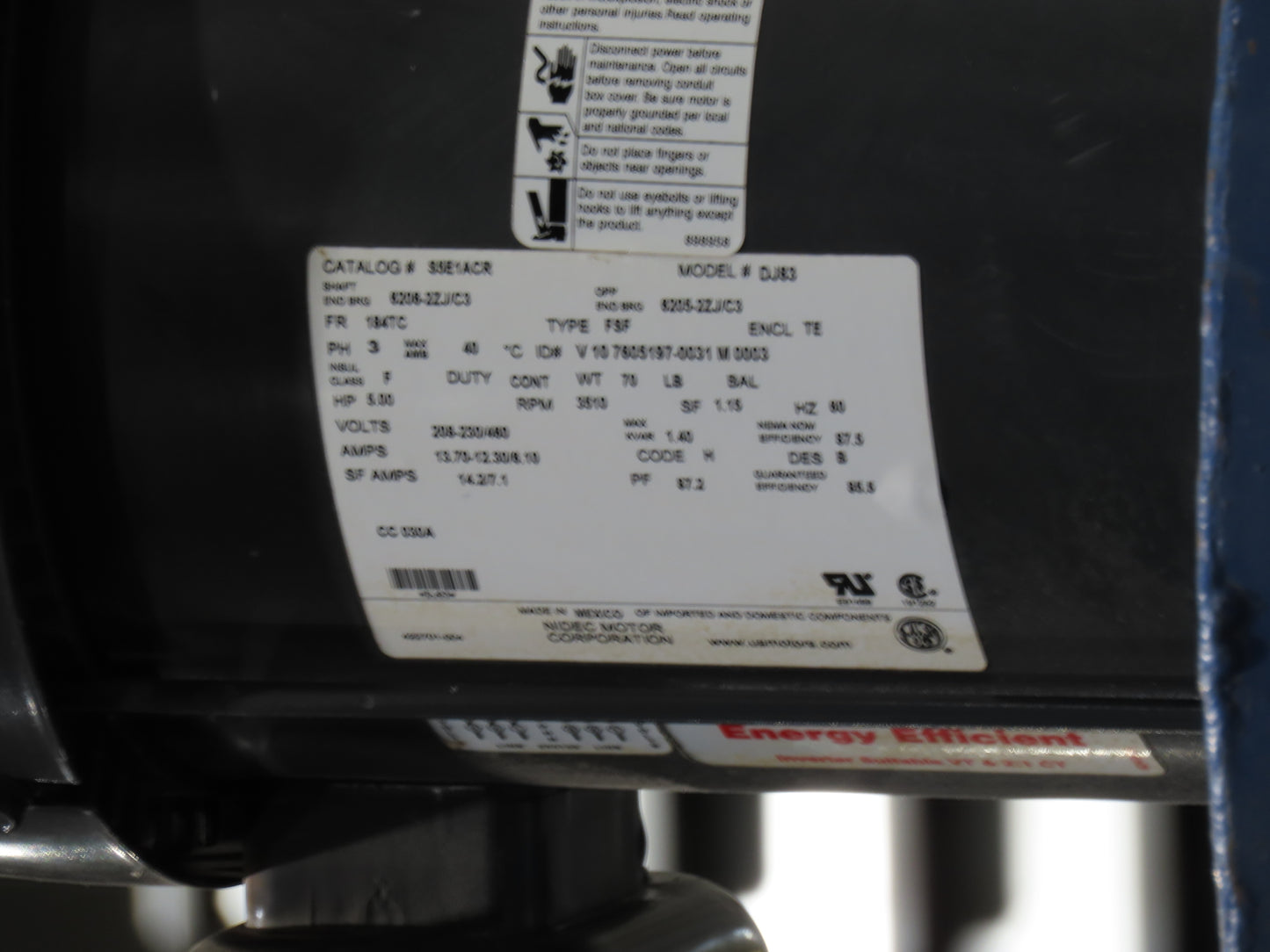 Donaldson Model 20 Torit Cyclone Dust Collector 4 Bag Filter 5 HP Wood Sawdust