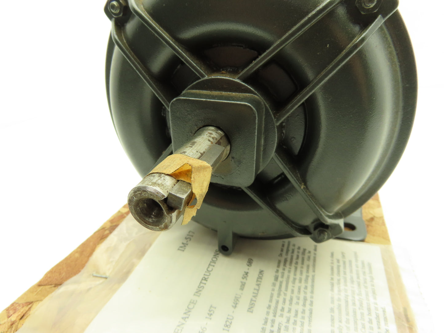 Lincoln Electric D-2J7227 AC Motor 1/2Hp 3525 RPM 230/460VAC 3Ph 56 Frame TE