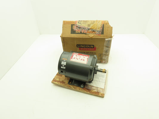 Lincoln Electric D-2J7227 AC Motor 1/2Hp 3525 RPM 230/460VAC 3Ph 56 Frame TE