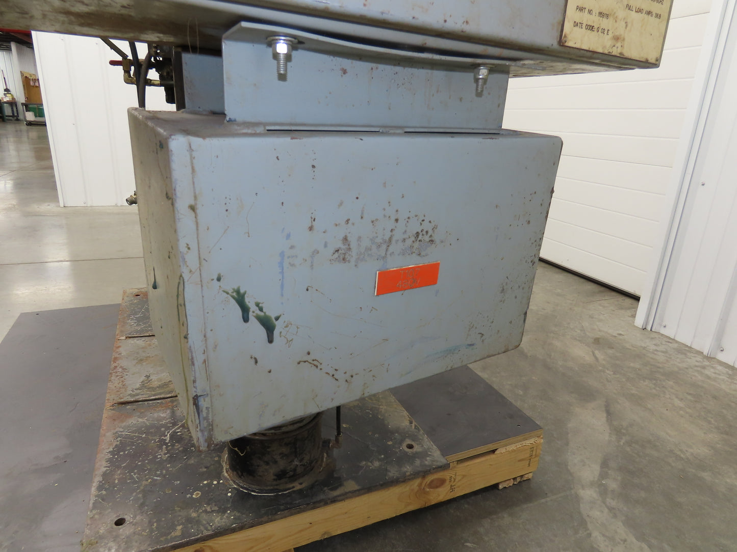 Graco 243895 Thermo-o-flow Hot Melt Drum Unloader 55 Gallon 480V No Pump