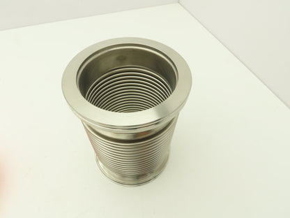 Pfeiffer 2FC-ISO-400-4 ISO-K Flexible Coupling Bellows 4"ID 7"Length 5"OD-Flange