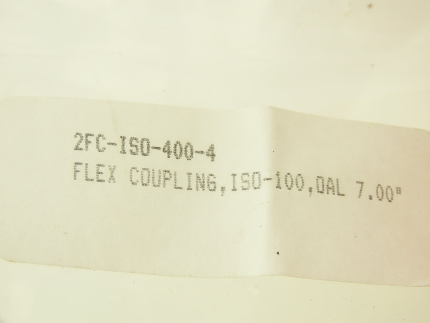 Pfeiffer 2FC-ISO-400-4 ISO-K Flexible Coupling Bellows 4"ID 7"Length 5"OD-Flange