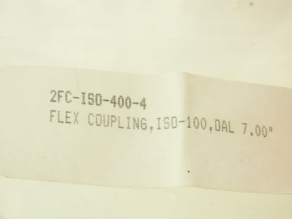 Pfeiffer 2FC-ISO-400-4 ISO-K Flexible Coupling Bellows 4"ID 7"Length 5"OD-Flange