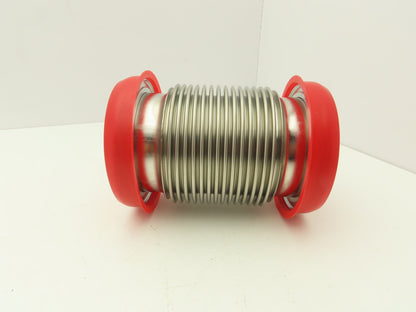 Pfeiffer 2FC-ISO-400-4 ISO-K Flexible Coupling Bellows 4"ID 7"Length 5"OD-Flange