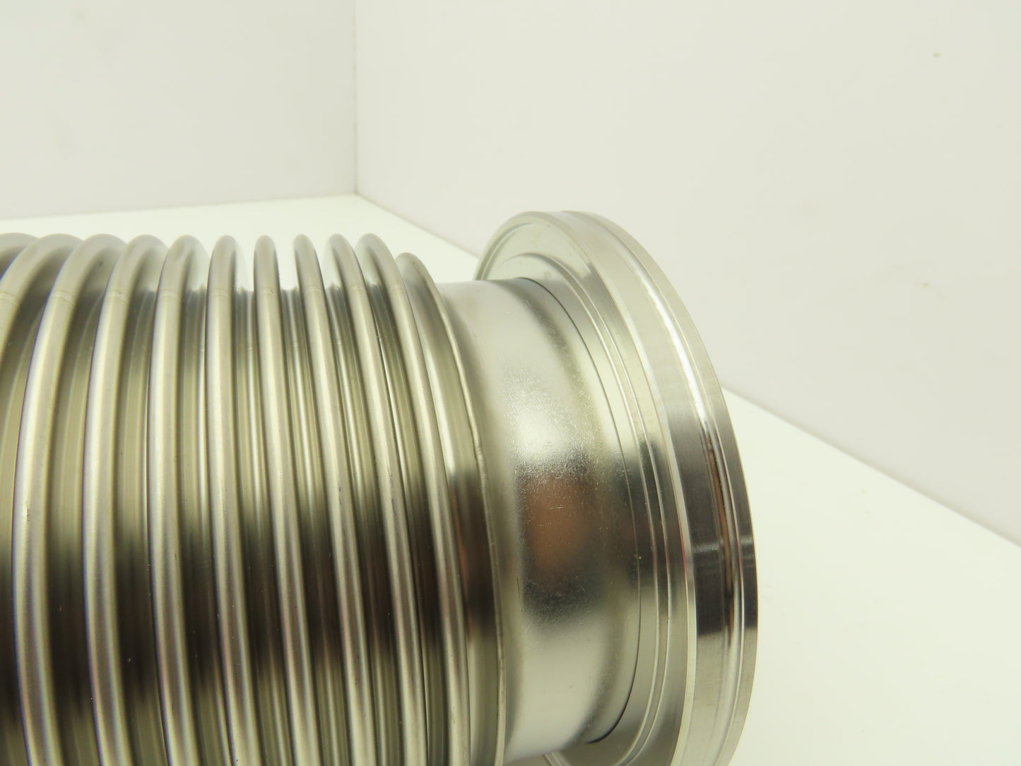 Pfeiffer 2FC-ISO-400-4 ISO-K Flexible Coupling Bellows 4"ID 7"Length 5"OD-Flange