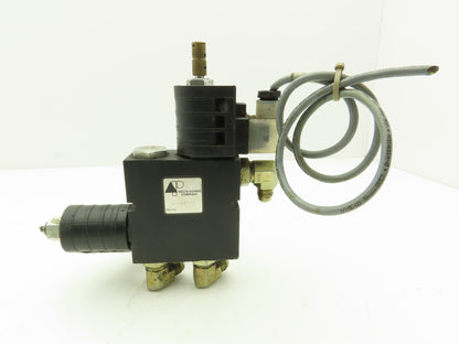 Delta Power Hydraulic 80500226 Solenoid Valve Manifold Block 24VDC