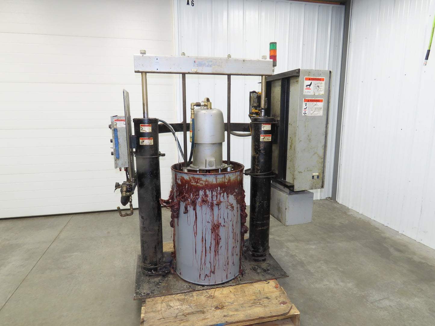 Graco 243895 Thermo-o-flow Hot Melt Drum Unloader 55 Gallon 480V