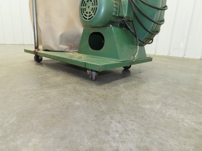 Grizzly Dust Collector 2HP 3 PH Single Bag Filter 1-Phase 115/230V 24/12Amp