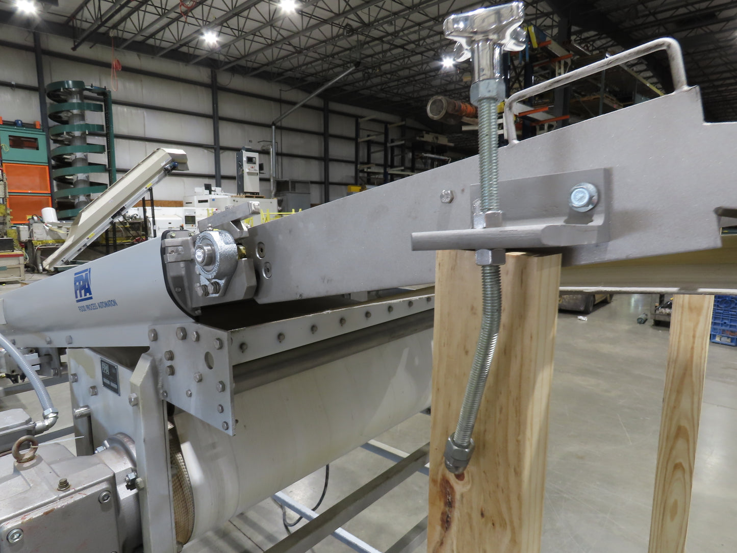 FDA Food Process 11'L Stainless Portable Incline Conveyor 38"Belt 1.5Hp 230V 3PH